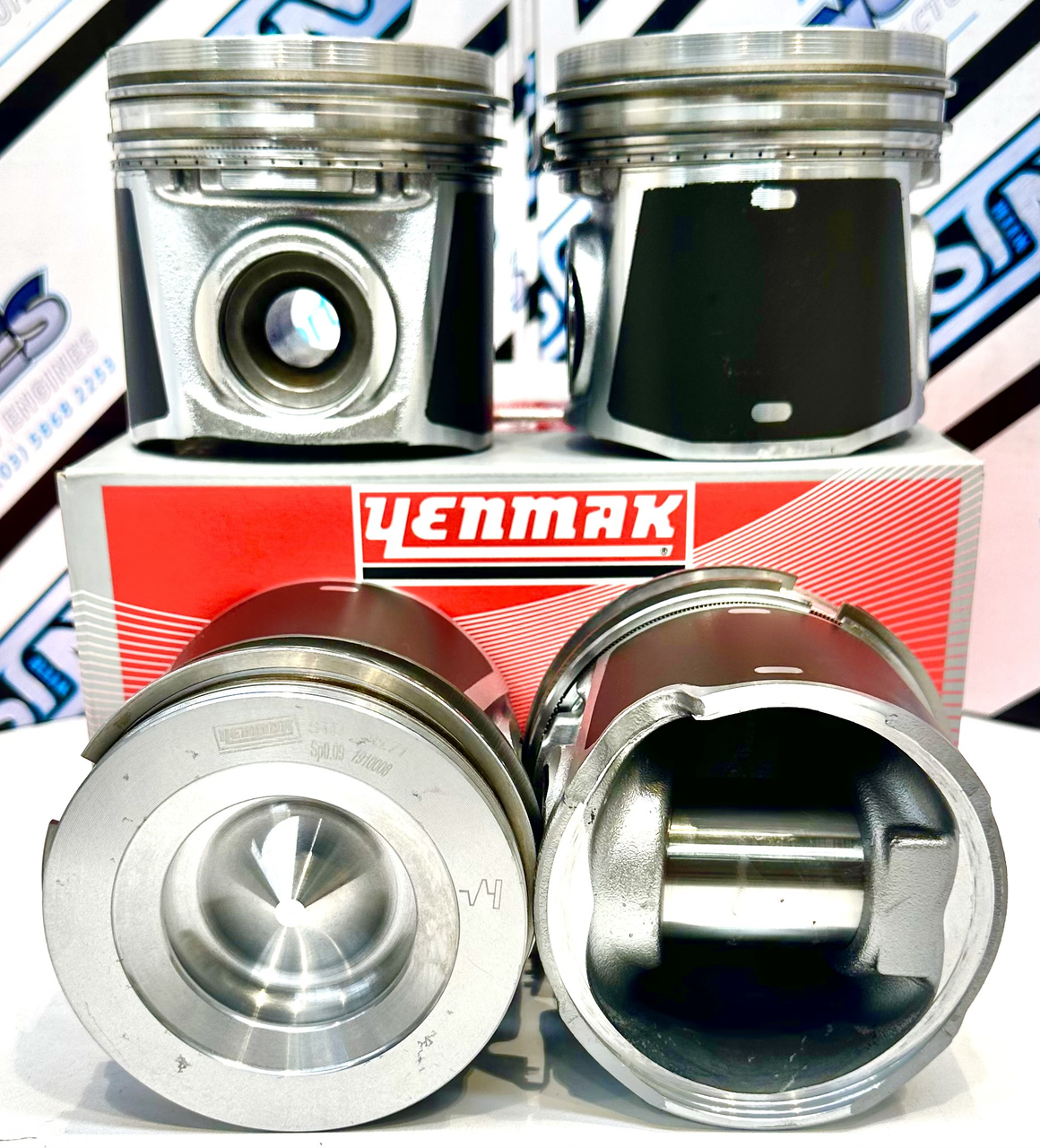 Yenmak Piston & Ring Set | Iveco F1CE Mitsubishi 4P10