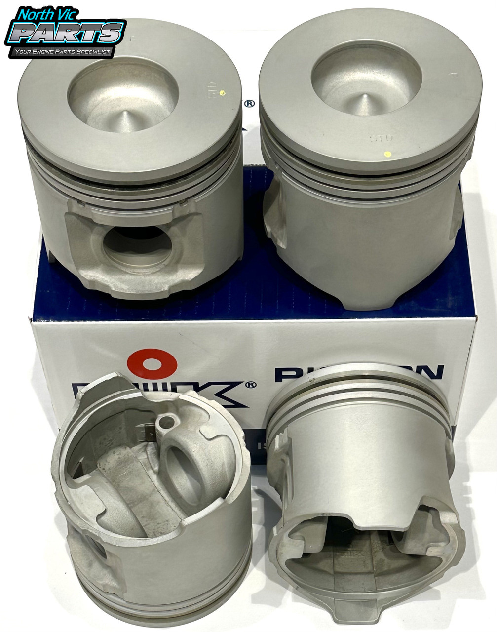 TIK Piston Set With Alfin & Oil Cooling | Mazda TM