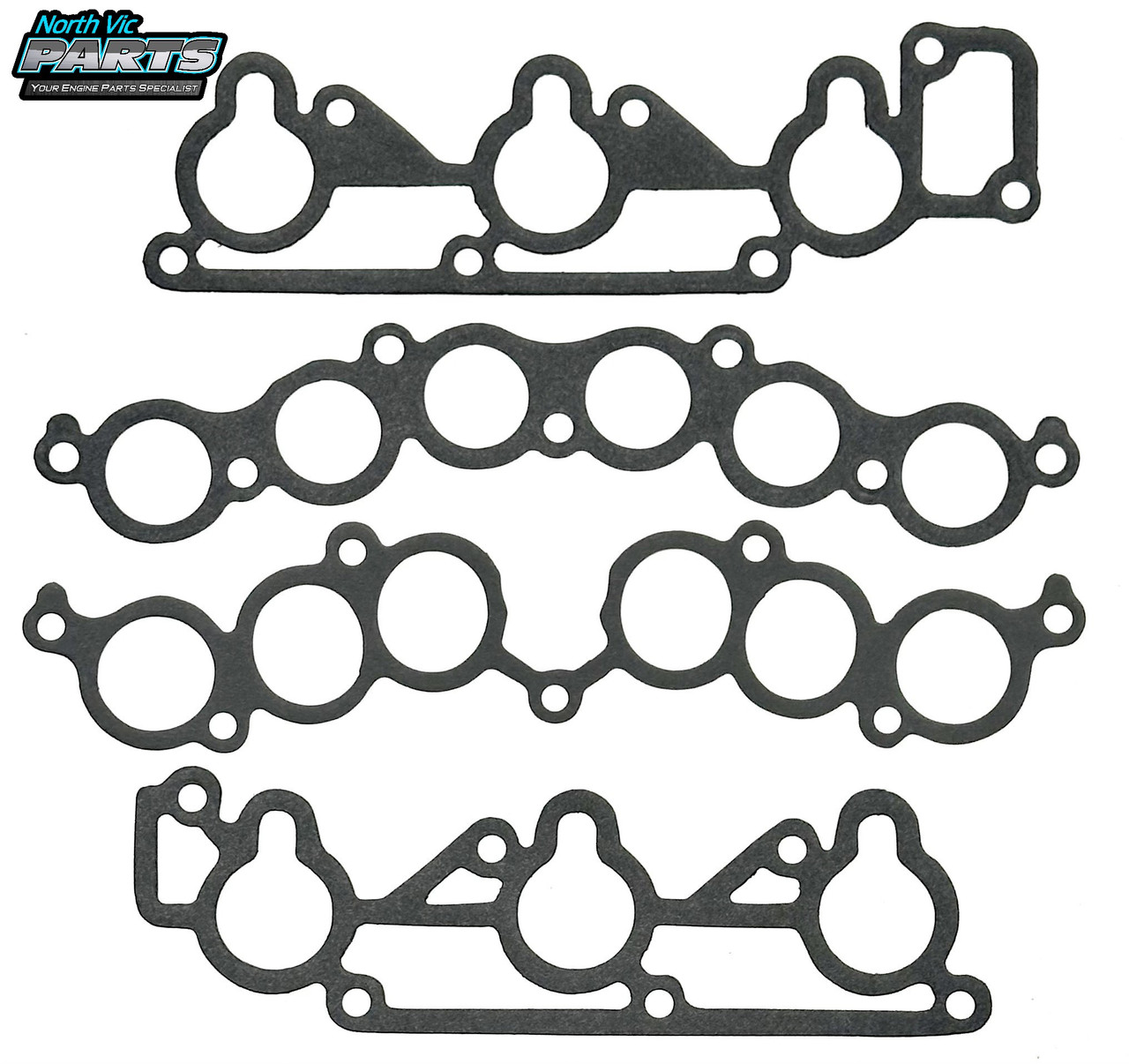 NVP Inlet Manifold Gasket Set - Non Turbo & Turbo | Nissan RB30 6 Cyl SOHC 12V