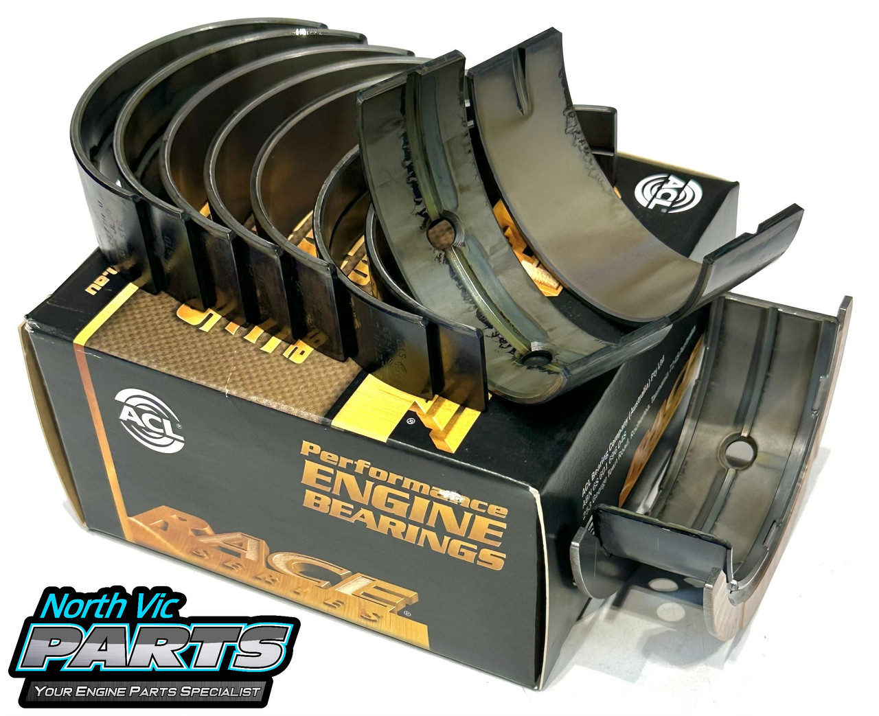 ACL RACE Performance Main Bearing Set | Ford P4AT D2FA AZBA QVFA SRFA SRFC CVRC CYFD CVR5 CYFA CYF4 D4FA