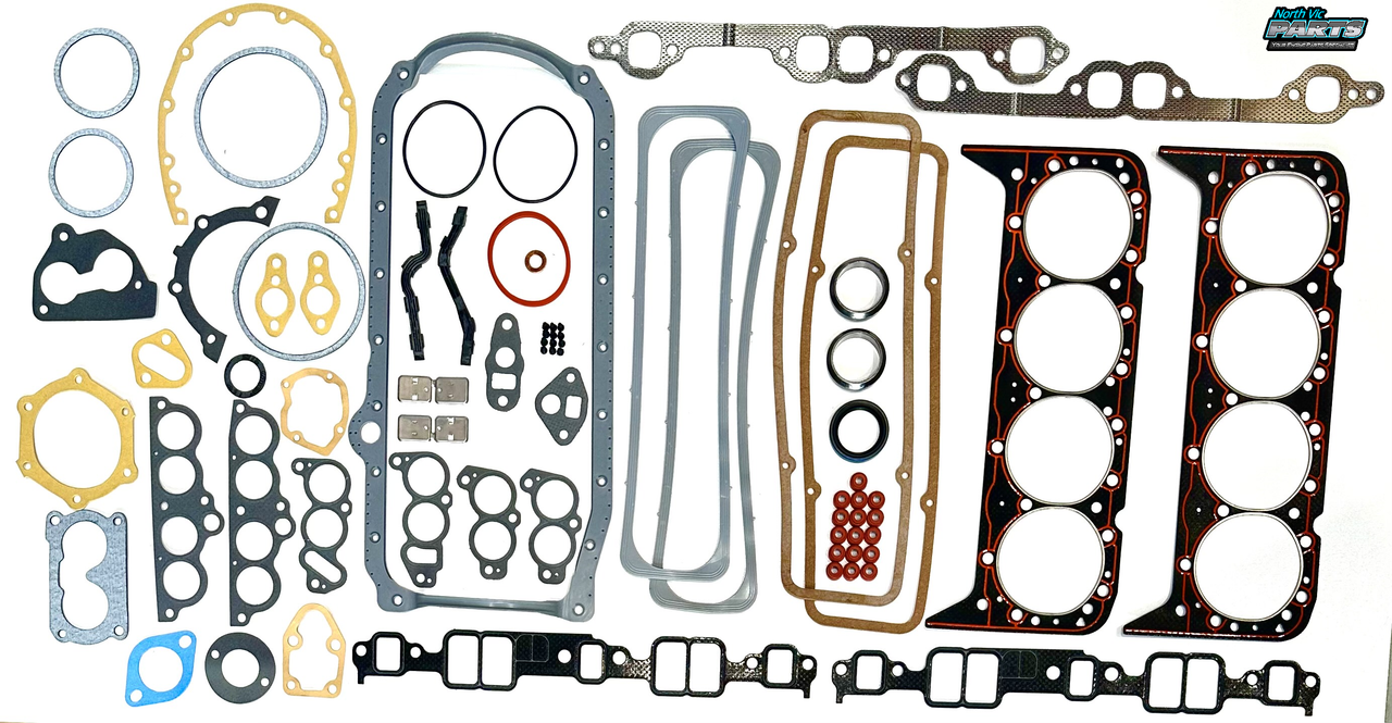 Enginetech Full Gasket Set - 1 Piece Seal (Not Vortech Inlet) | Chevrolet 350 Late
