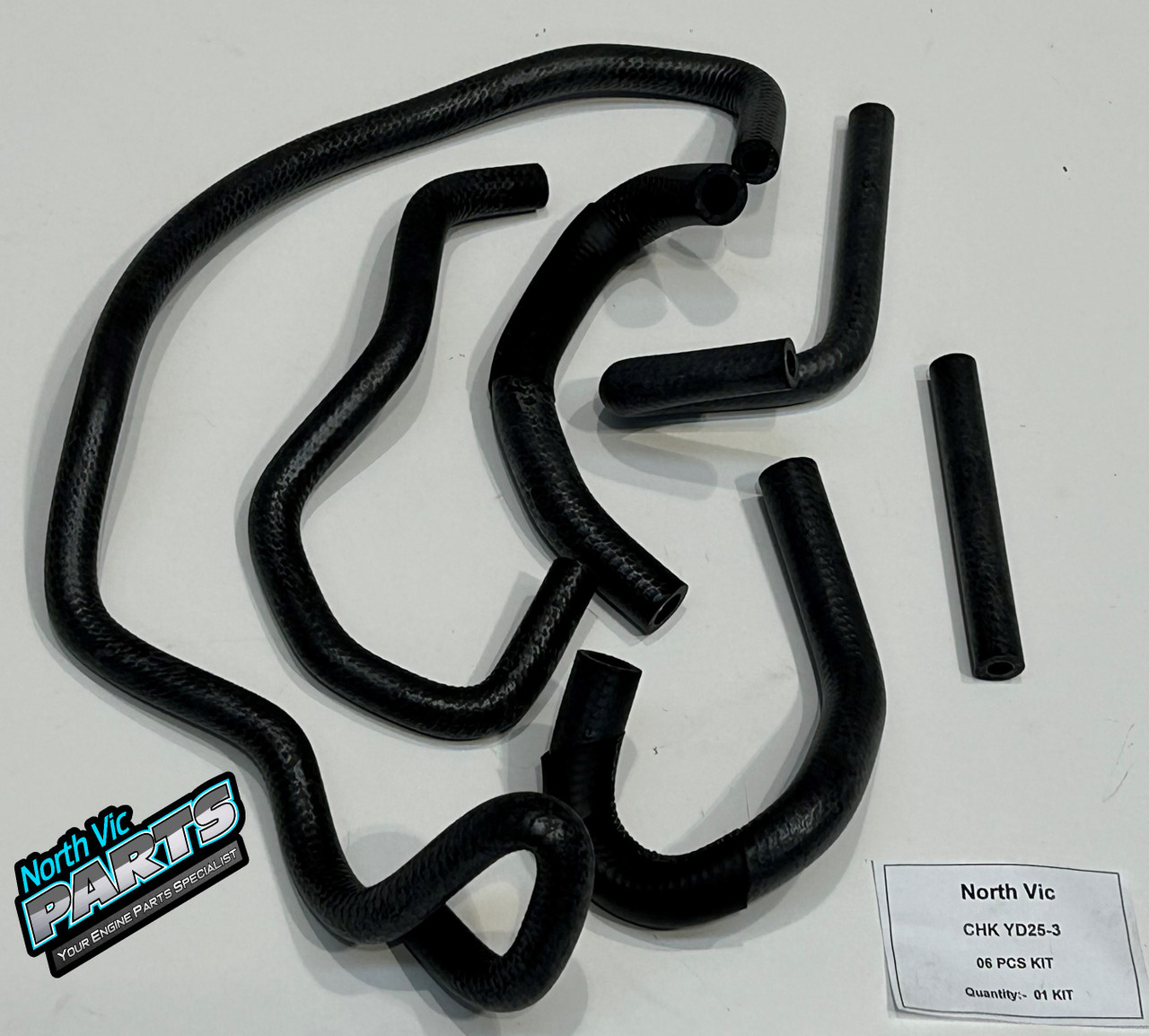 NVP Cooling Hose Supplementary Set | Nissan YD25 2.5Lt Early 05-06 Extra Hoses 6PC