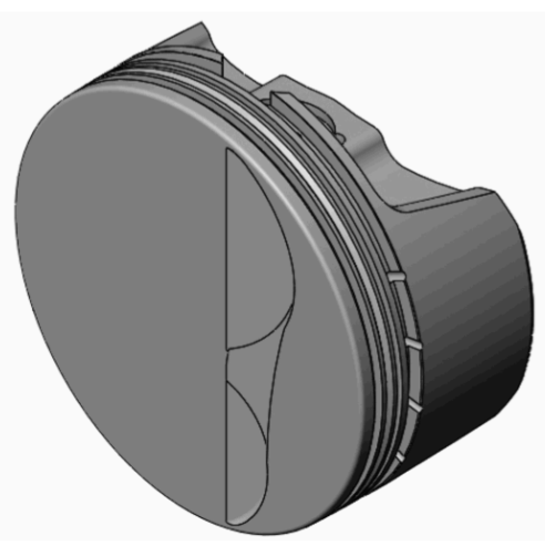 CP Bullet LS 4.070" Piston Set | -2.7cc Flat Top | 4.125" Stroke | BLS1132-070