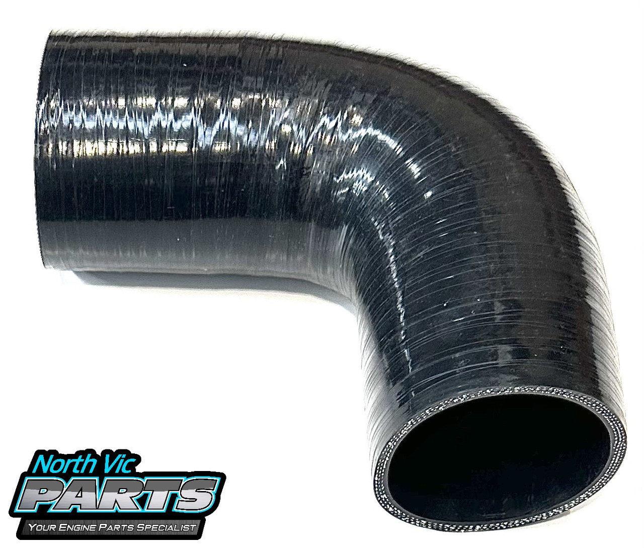 Silicone Hose | 102MM | 90Degree | 200MM Tails | Ends 3 Ply