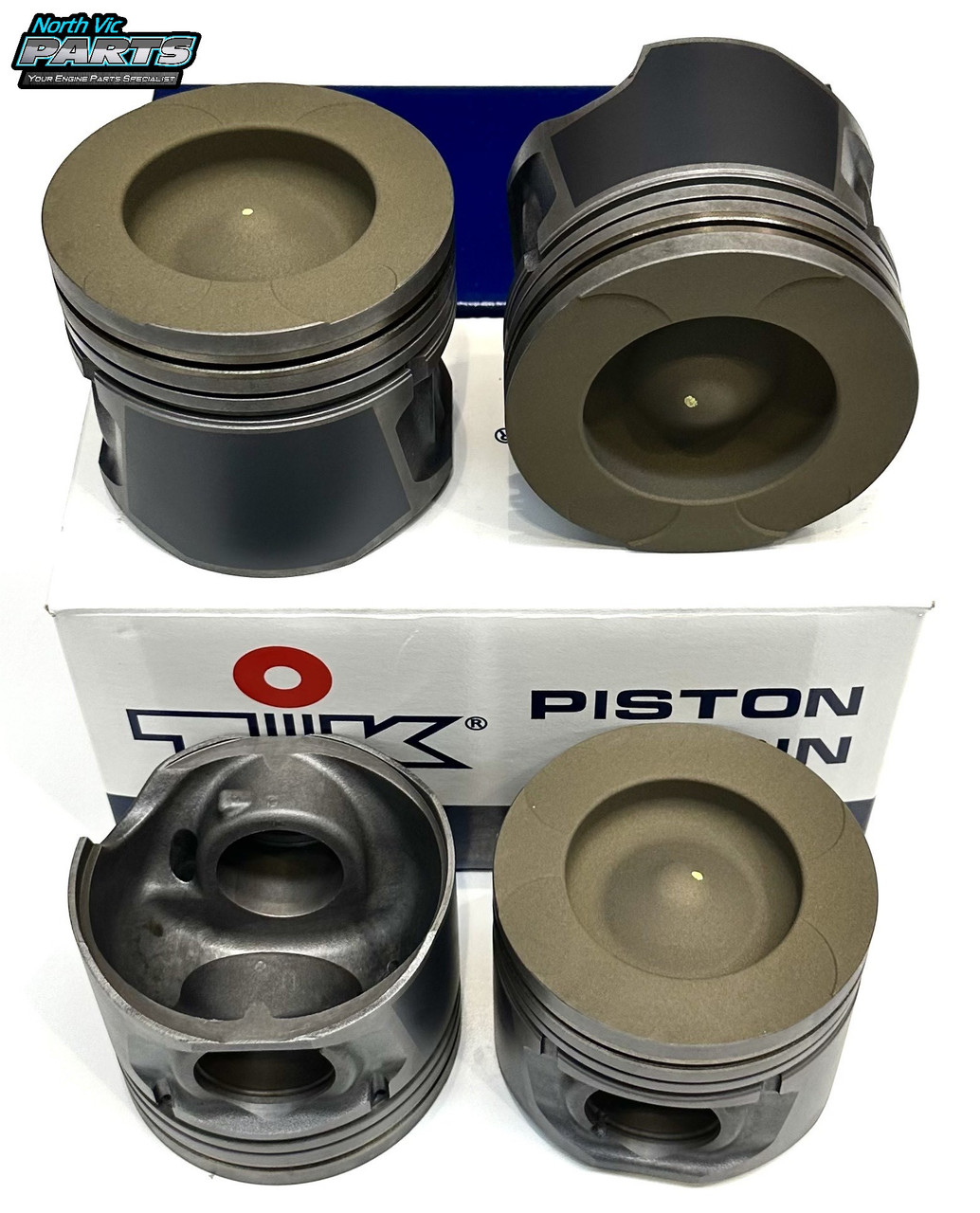 FAST Piston Set | Toyota 1KD-FTV | Ceramic Coated & Modified bowl