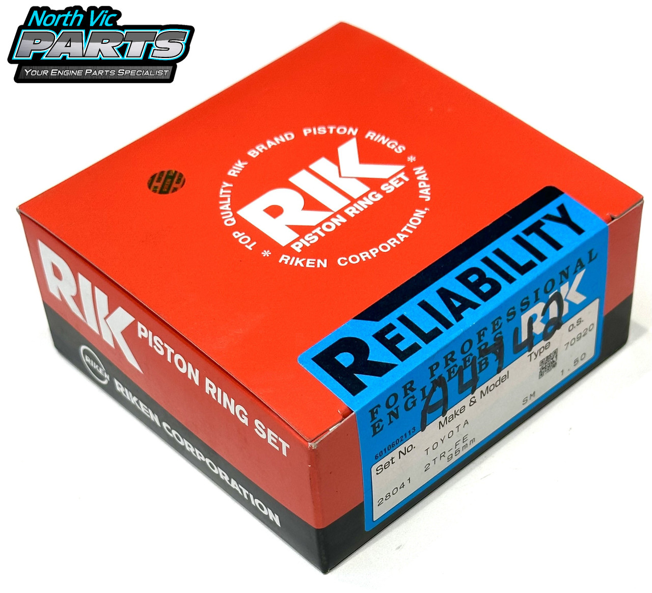 RIK Ring Set | Toyota 2TR-FE 2.7L 4 Cyl DOHC 16V EFI