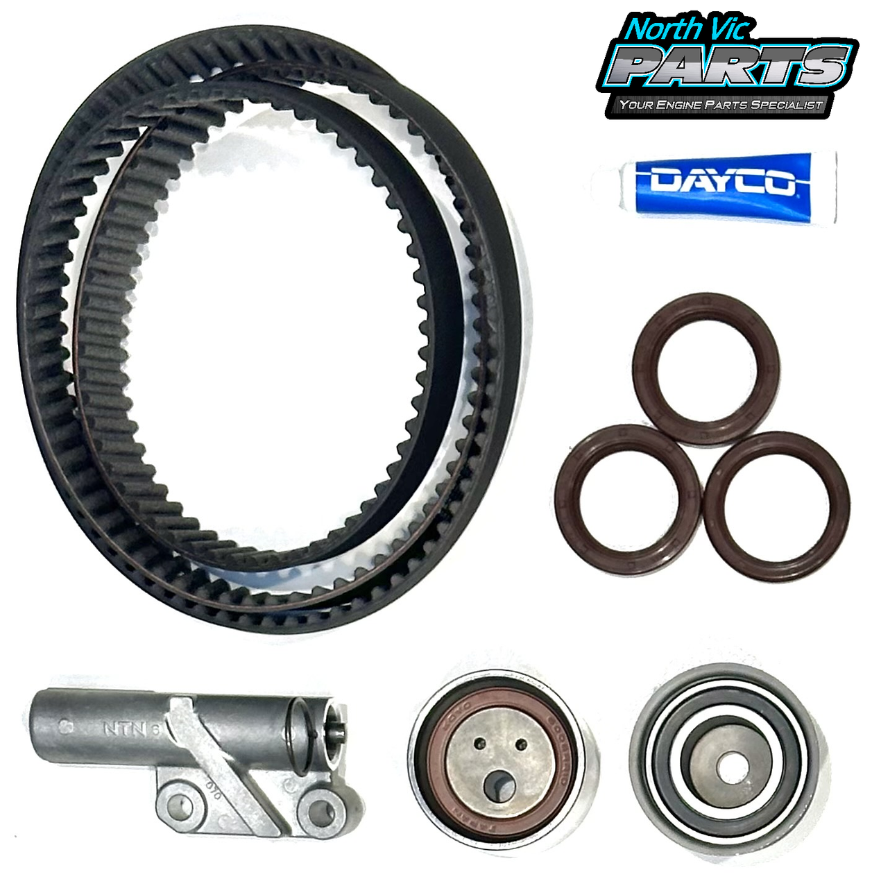 Dayco Timing Belt Set - With Tensioner | Mitsubishi 6G72 SOHC 24V 3.0L V6