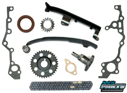 Timing Chain Set - With Gears | Toyota 2RZ 2439cc 4 Cyl SOHC 8V
