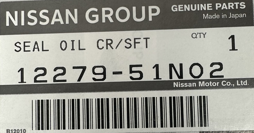 Genuine Rear Main Seal - In Alloy Housing | Nissan TD42T/TI 4.2Lt