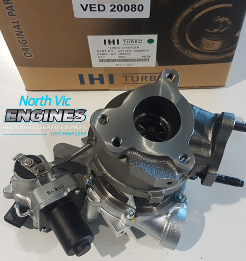 New Genuine Right Hand Side Turbo Charger | Toyota 1VD 4.5Lt 200 Series