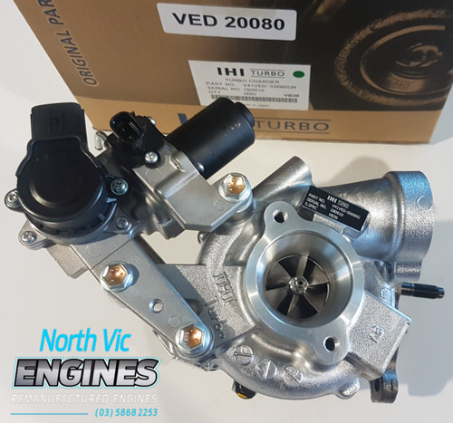 New Genuine Right Hand Side Turbo Charger | Toyota 1VD 4.5Lt 200 Series