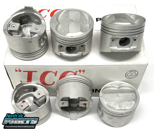 JCC Dome Top Valve Relief Piston Set | Nissan RB30 Non Turbo