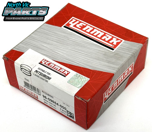 Yenmak Piston & Ring Set | Mitsubishi 4D56CR DOHC