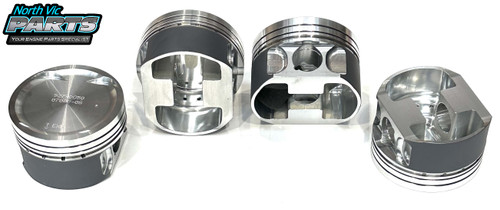 Wossner Forged Piston & Ring Set | 0.50+ Oversize | Mitsubishi 4B11T