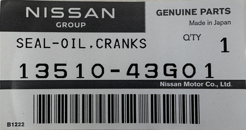 Genuine Front Crankshaft Seal | Nissan TD42 Non Turbo