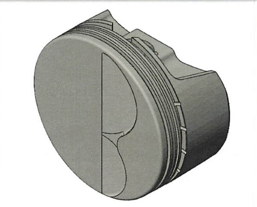 CP Bullet LS 4.030" Pistons Set | -3.00cc Flat Top | 4.00" Stroke | BLS1151-030