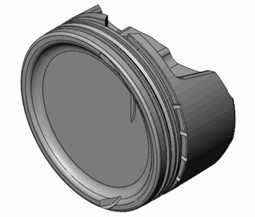 CP Bullet LS 4.070" Piston Set | -27.4cc Dish Top | 4.00" Stroke | BLS1115-005