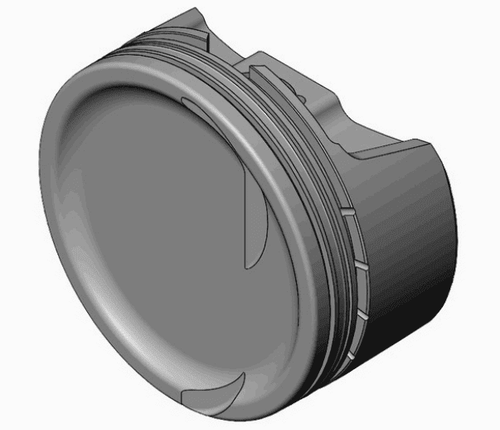 CP Bullet LS 4.125" Piston Set | -25cc Dish Top | 4.00" Stroke | BLSR1203-STD