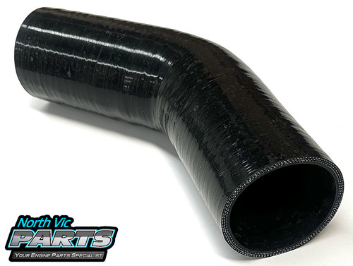 Silicone Hose | 89MM | 45Degree | 200MM Tails | Ends 3 Ply