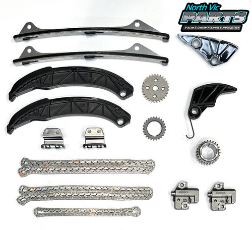 NVP Timing Chain Set - With O.E. Chains & Tensioners | Hyundai G6DA G6DC