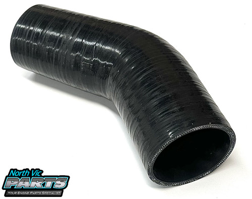 Silicone Hose | 102mm | 45Degree | 200mm Tails | Ends 3 Ply