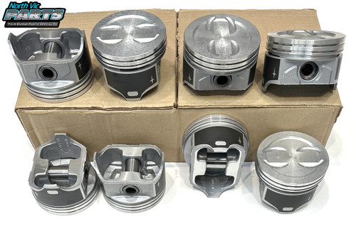 Enginetech Vortec Dish Top Piston Set | Chevrolet 350