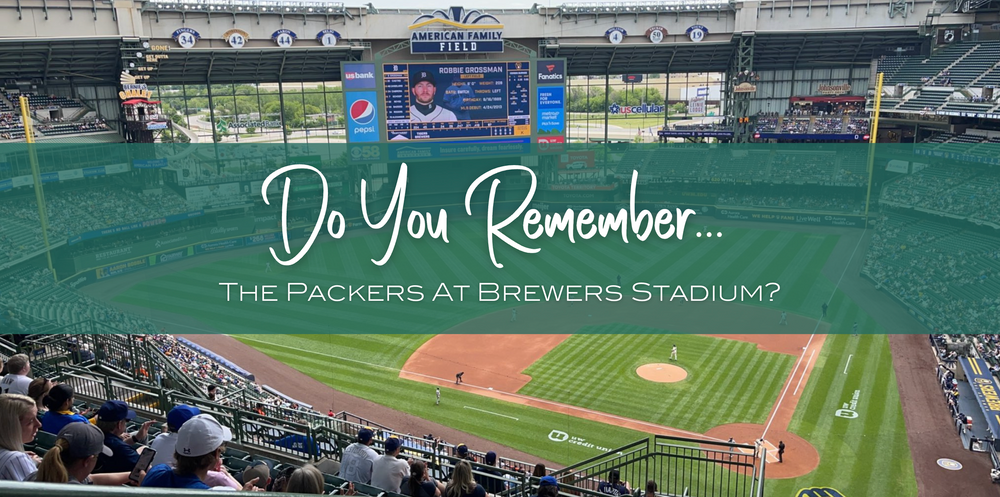 Do You Remember the Green Bay Packers Playing at a Milwaukee Baseball  Stadium? - Penny Mustard Furnishings