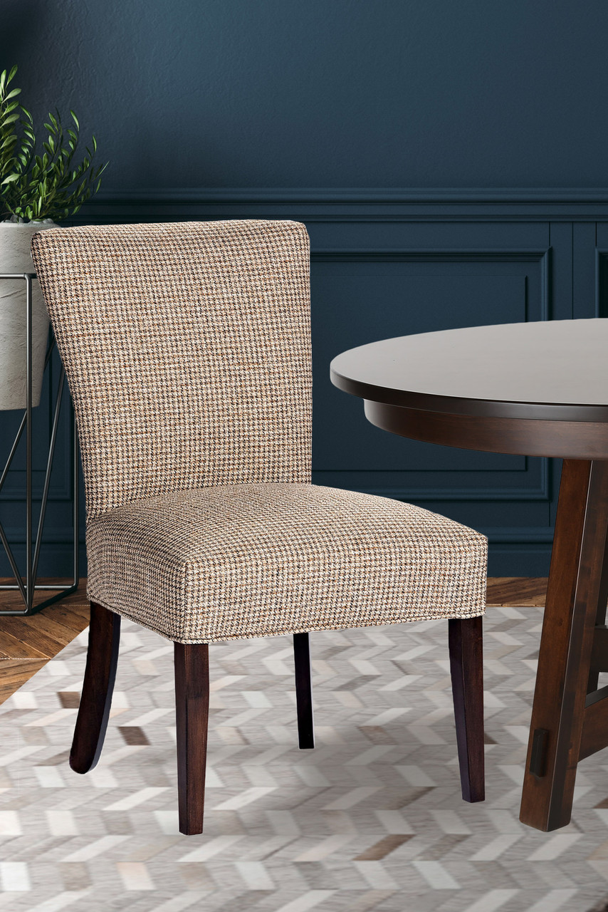 CHARLOTTE UPHOLSTERED DINING CHAIR MARSHFIELD FURNITURE PENNY MUSTARD