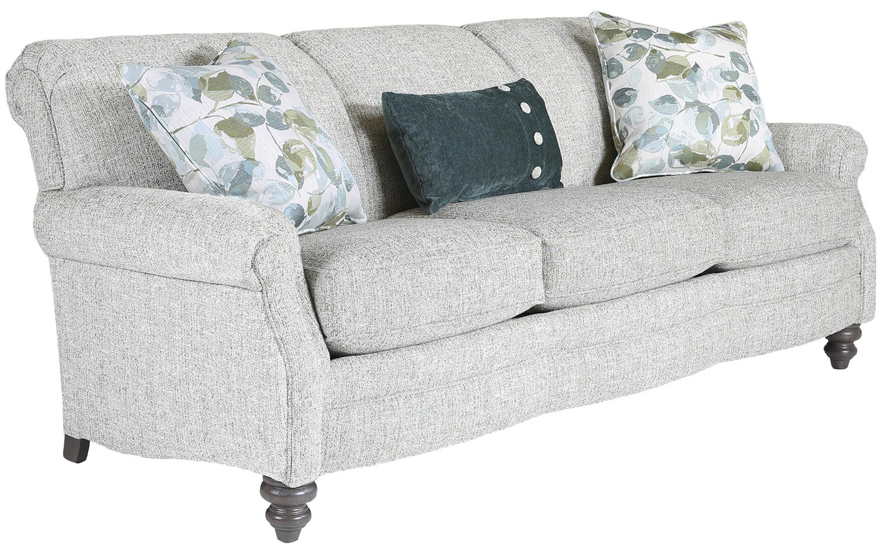 Smith Brothers plaid three cushion sofa, 72 and matching side