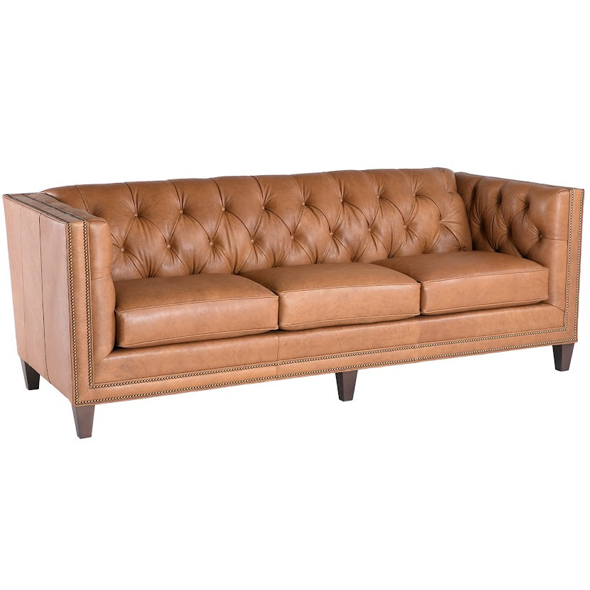 SOFA SB243-10-L | SMITH BROTHERS COLLECTION | PENNY MUSTARD