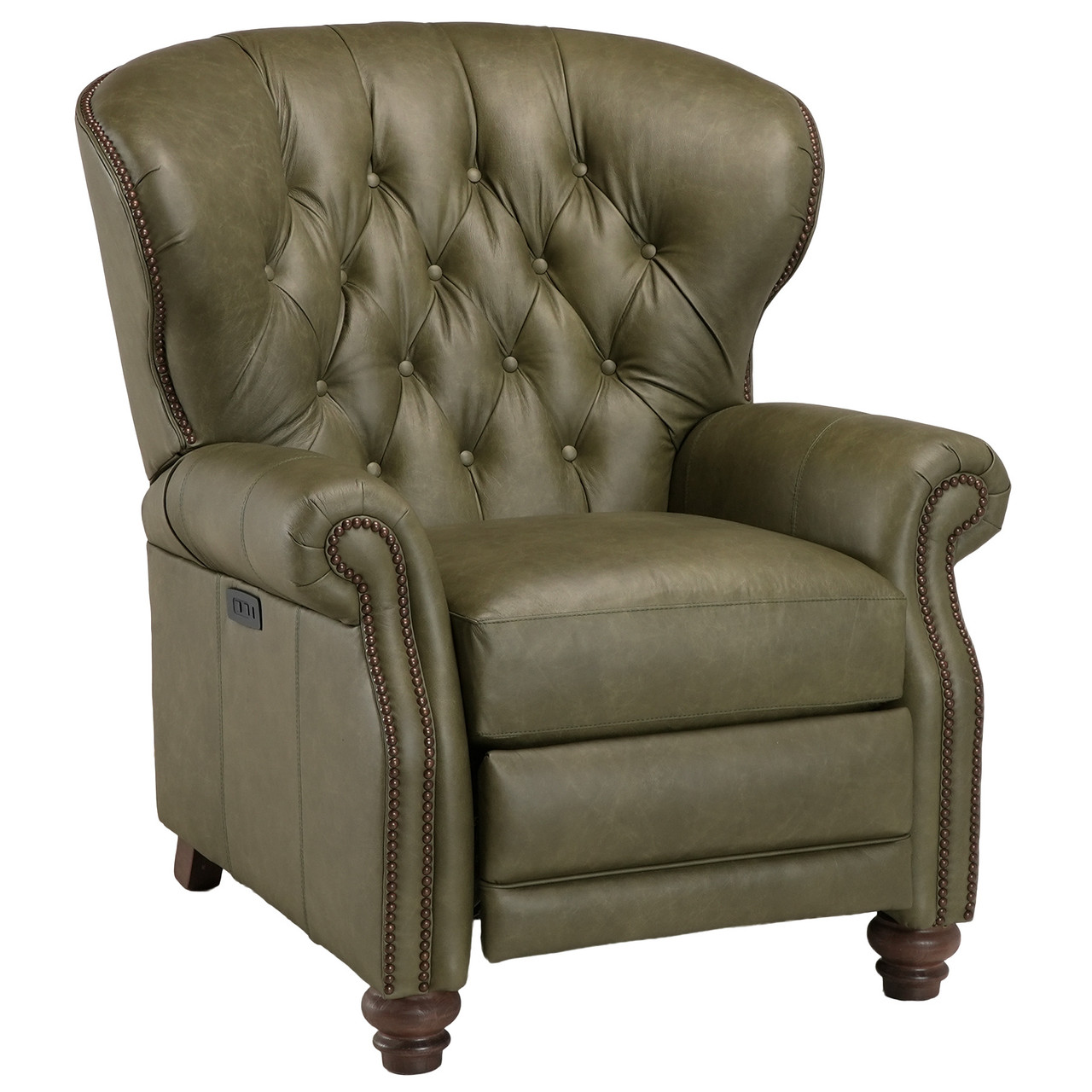 RECLINER SB522-38-L | SMITH BROTHERS COLLECTION | PENNY MUSTARD
