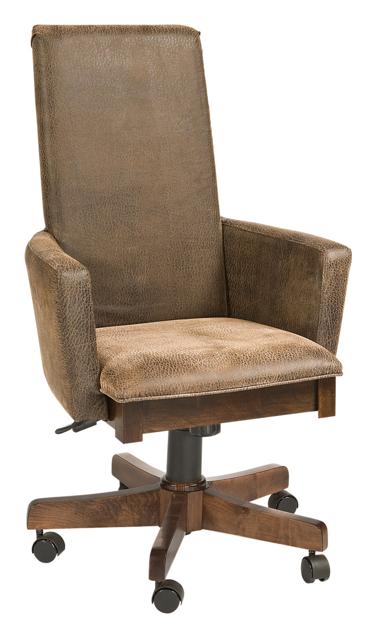 County Line Collection Burk Upholstered Arm Desk Chair CL11201-U
