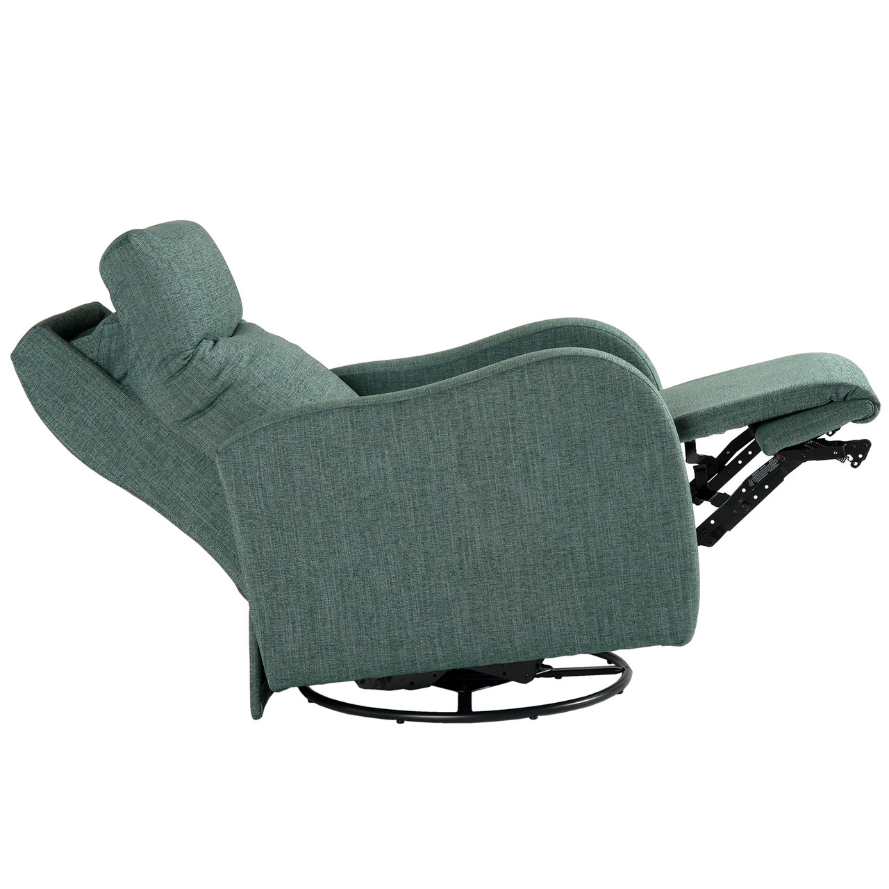 LAURENCE SWIVEL POWER PACK GLIDER ROCKER RECLINER ELRAN PENNY MUSTARD