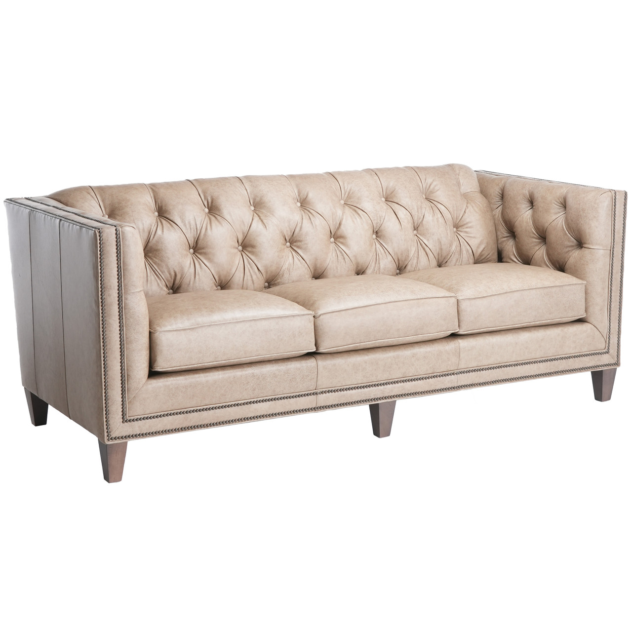 SOFA SB243-11-L | SMITH BROTHERS COLLECTION | PENNY MUSTARD