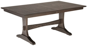 As Shown: Oak Slate, Size: 42 x 72, Table Leaf: 0 As Shown: Oak Slate, Size: 42 x 72, Table Leaf: 0