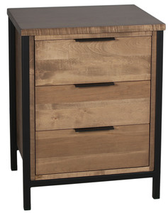 As Shown: Maple Morel, Size: 22" Wide, Metal Finish: Textured Black As Shown: Maple Morel, Size: 22" Wide, Metal Finish: Textured Black