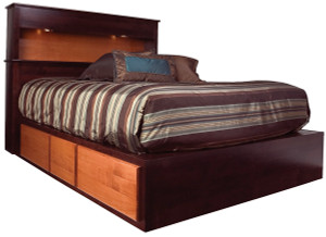 As Shown: Maple Coffee Fawn, Size: Queen As Shown: Maple Coffee Fawn, Size: Queen