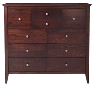 As Shown: Oak Garnet, Dresser Mirror: No, Hardware: 012105