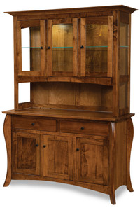 As Shown: Maple Vibrant Auburn, Size: 60" Wide, Hardware: Discontinued