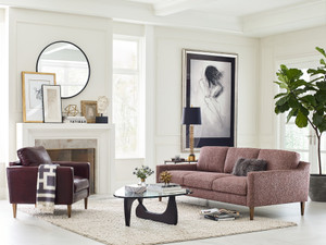Giselle Slope Arm Three Seat Sofa