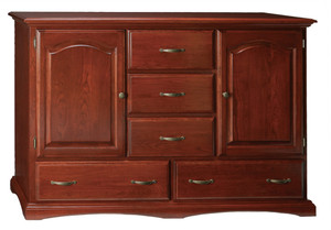 AS SHOWN: CHERRY GARNET FINISH