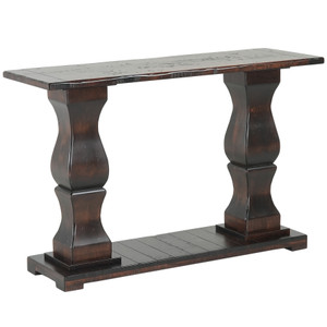 As Shown: Maple Tobacco, 46" Console Table As Shown: Maple Tobacco, 46" Console Table