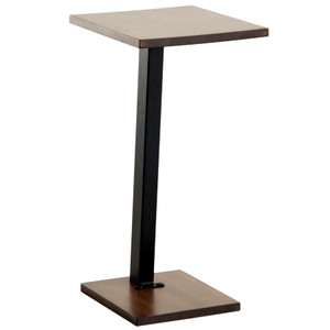 Quick Ship Sofa Server Table - Metal Leg - Maple Morel