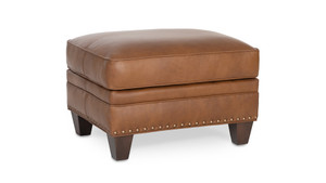 269 Ottoman in Leather 269 Ottoman in Leather