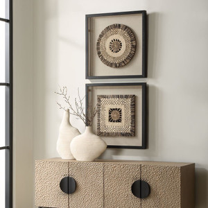 Intertwine Knit Shadow Box - Set of 2