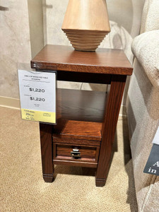 40% Off - Rima 1 Drawer Wedge End Table