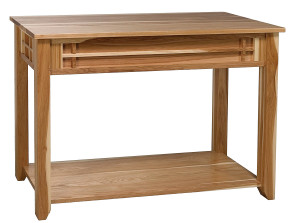 Henry 2 Drawer Console Table back view