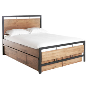 Dane Floating Panel Bed & Drawers