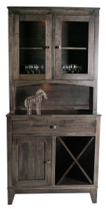 Dana 1 Drawer Hutch & Buffet with Wine Rack