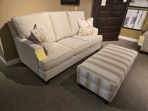 50% Off - 7000 Apartment Sofa & Ottoman